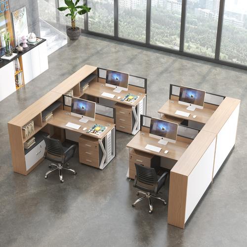 上海办公家具简单现代办公桌屏风工作位财务桌员工位职员桌椅组合